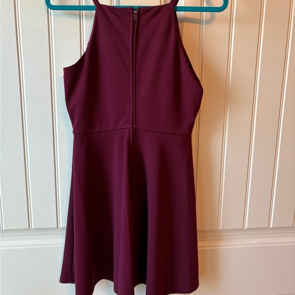 NEW w tag Trixxie Mini dress from Francesca’s in size small WINE colored - Picture 5 of 8